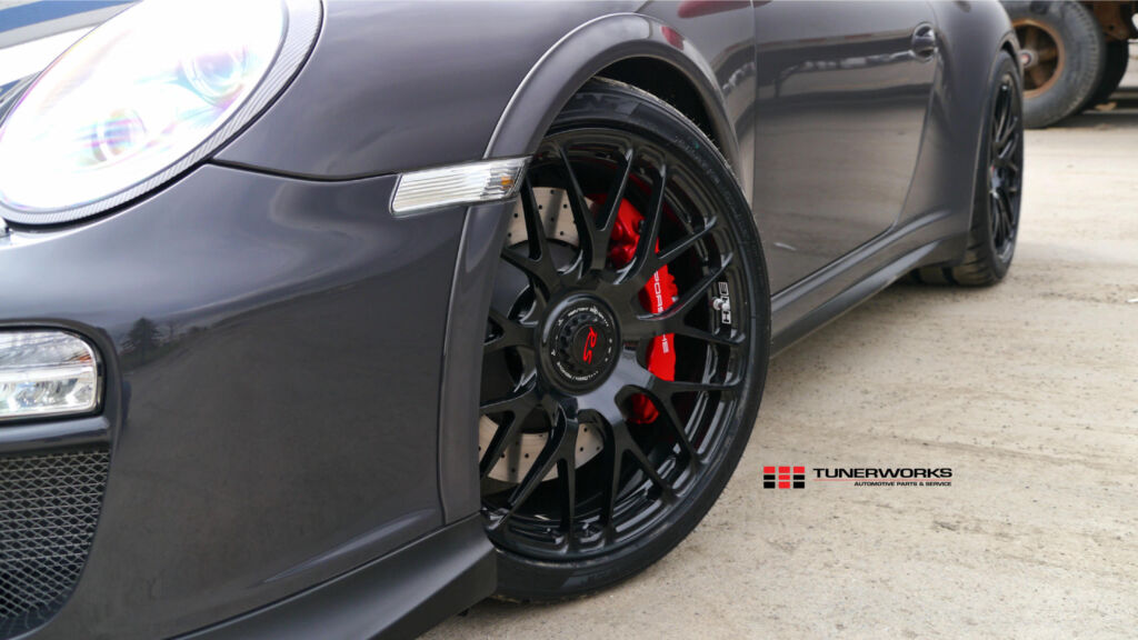 Porsche 997 GT3 RS HRE Forged Center Lock Wheels Calgary Alberta