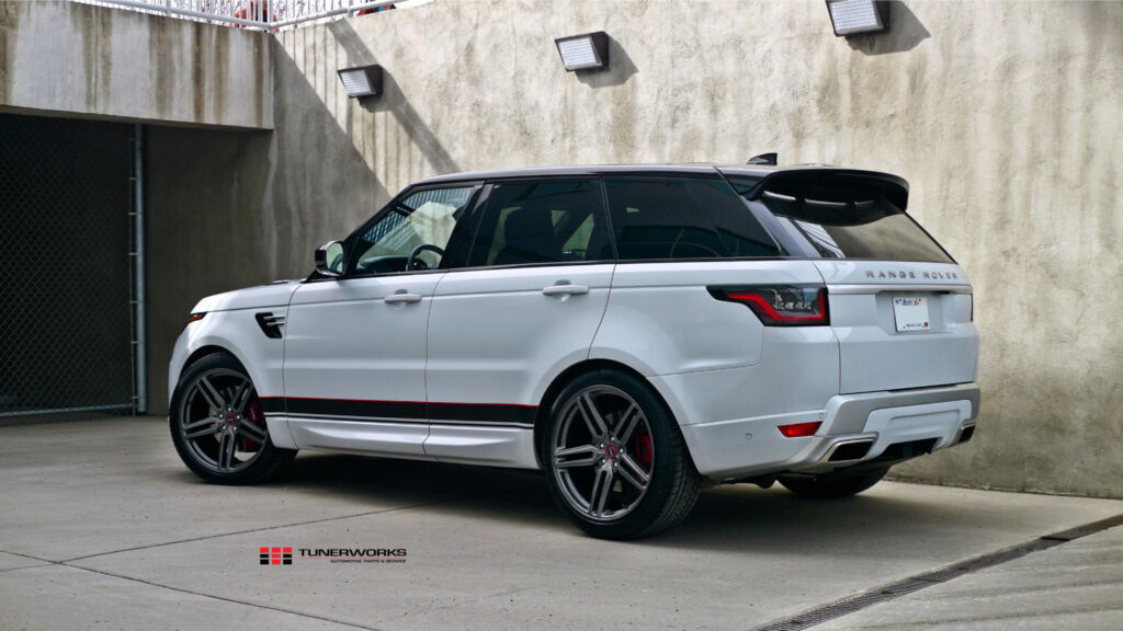 Vossen HF1 Wheels Range Rover Sport Supercharged Calgary Pirelli Scorpion Winter Tires