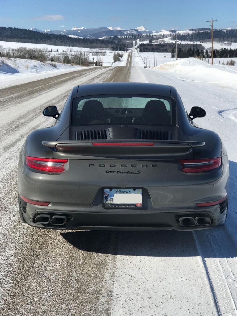 Porsche 911 991 Turbo S | Calgary Alberta Rocky Mountains Winter