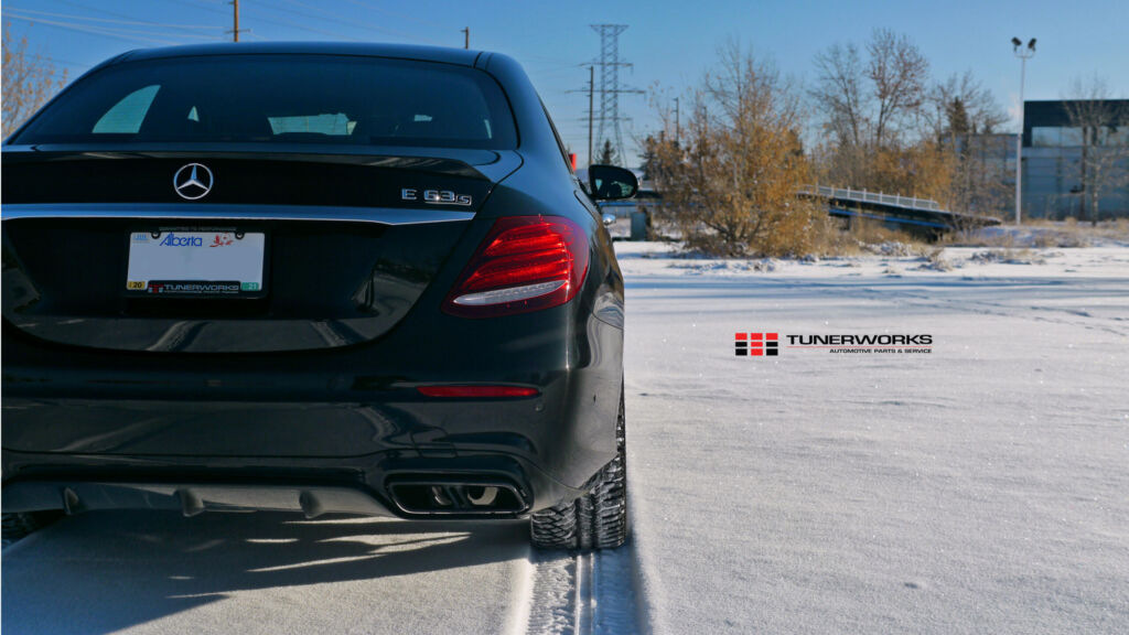 mercedes AMG E63s calgary winter kumho tires